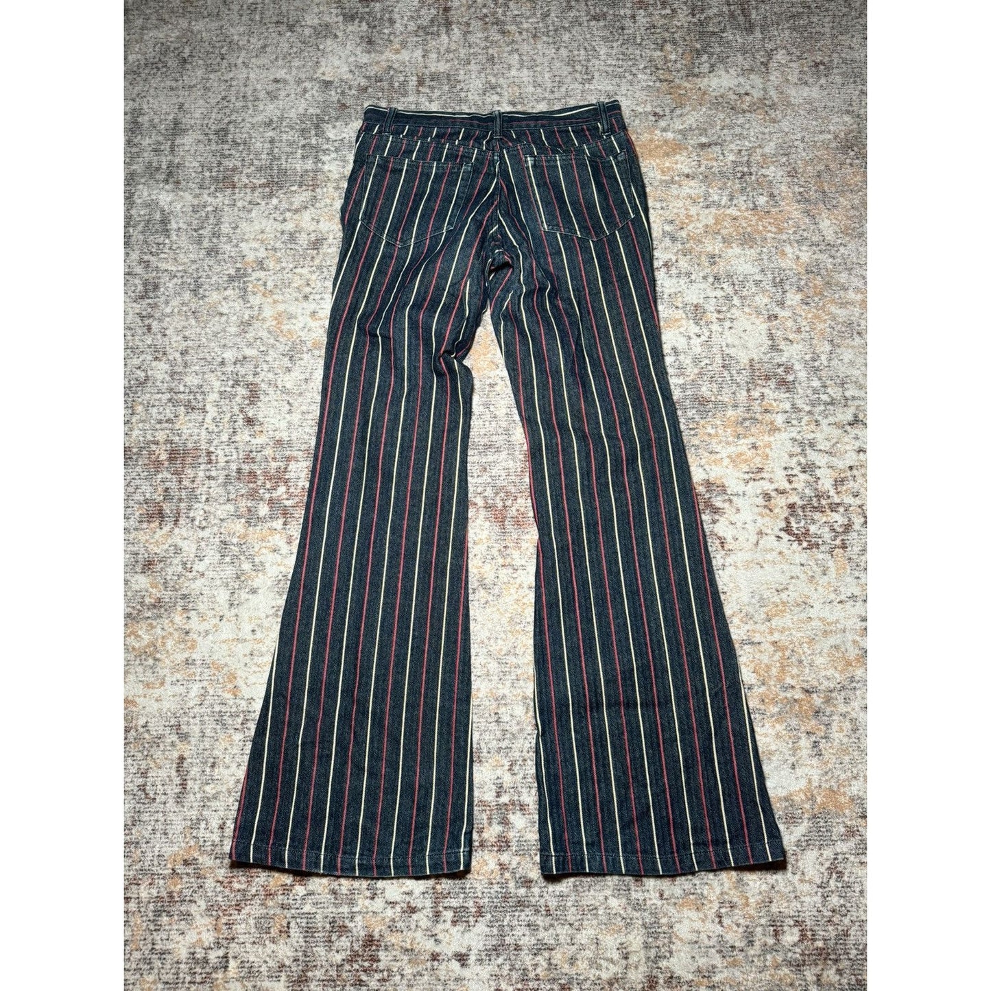 Tornado Mart Pinstripe Flare Denim